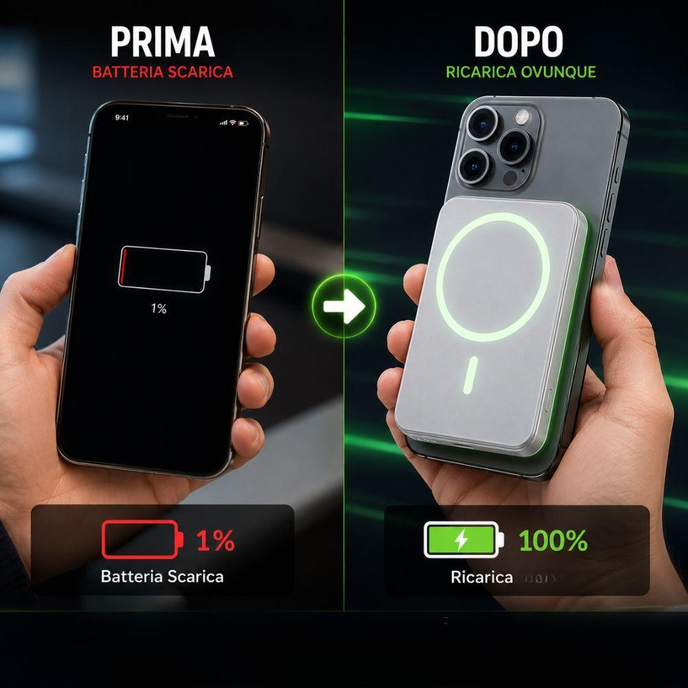  power bank magnetico 12000mah - foto 4