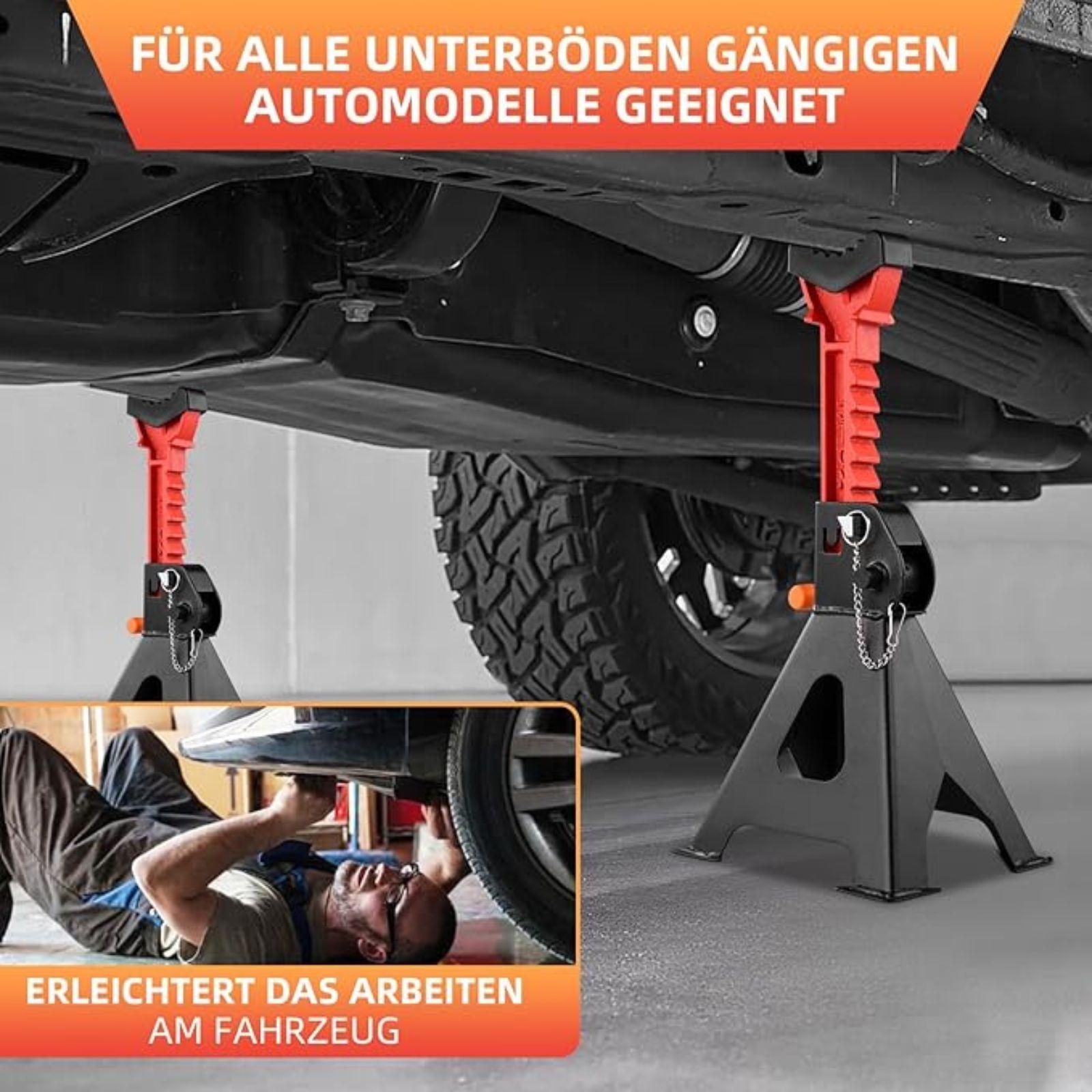  set di 2 cavalletti di supporto da max 3 ton. ciascuno - foto 3
