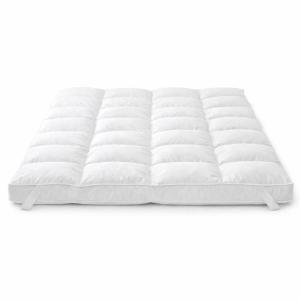 Surmatelas matelassé ergonomique pour lit double avec rembourrage en silicone