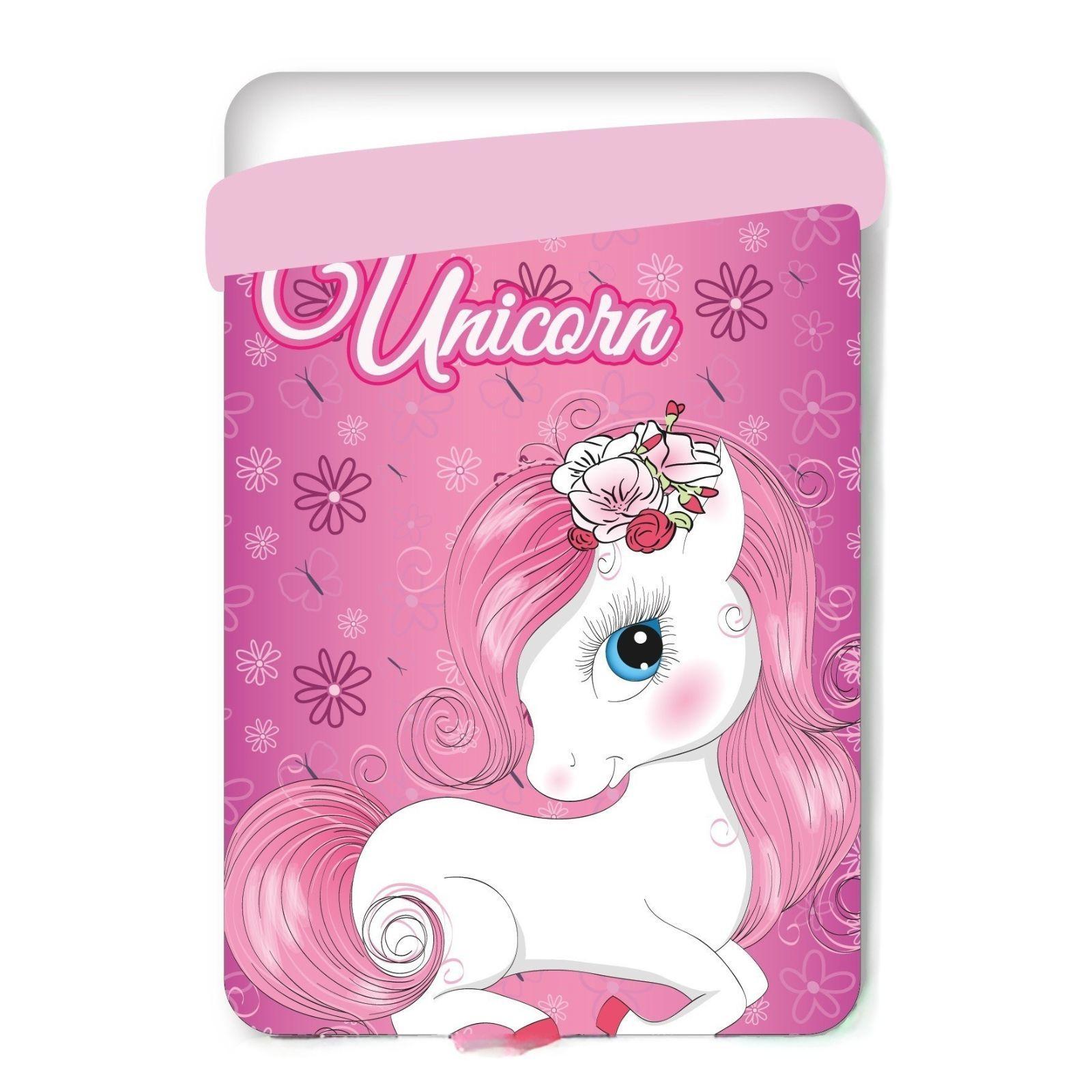 disney trapunta letto singolo disney unicorno rosa 170 x 260 cm - foto 2 disney trapunta letto singolo disney unicorno rosa 170 x 260 cm - foto 2