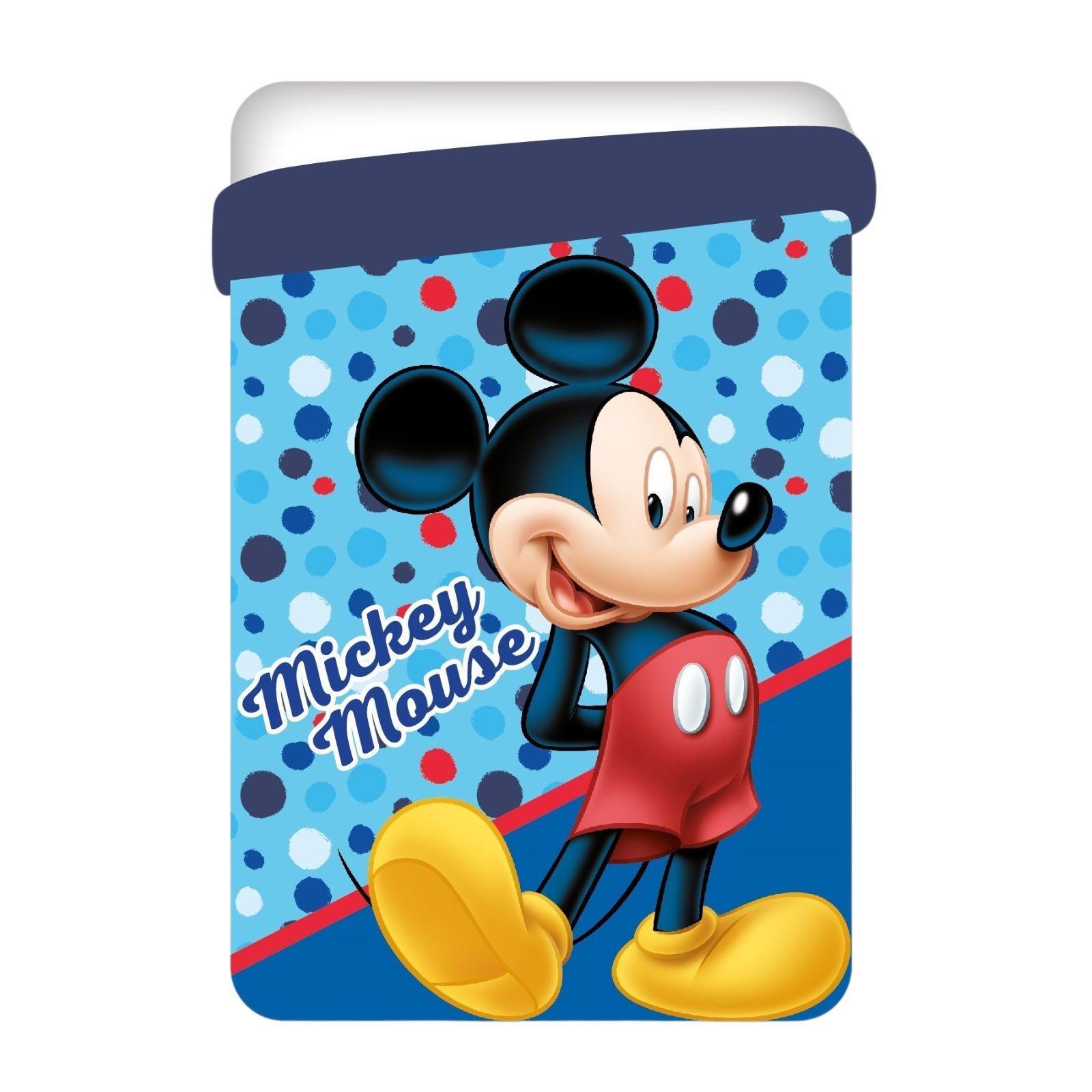 disney trapunta letto singolo disney topolino blu 170 x 260 cm - foto 2