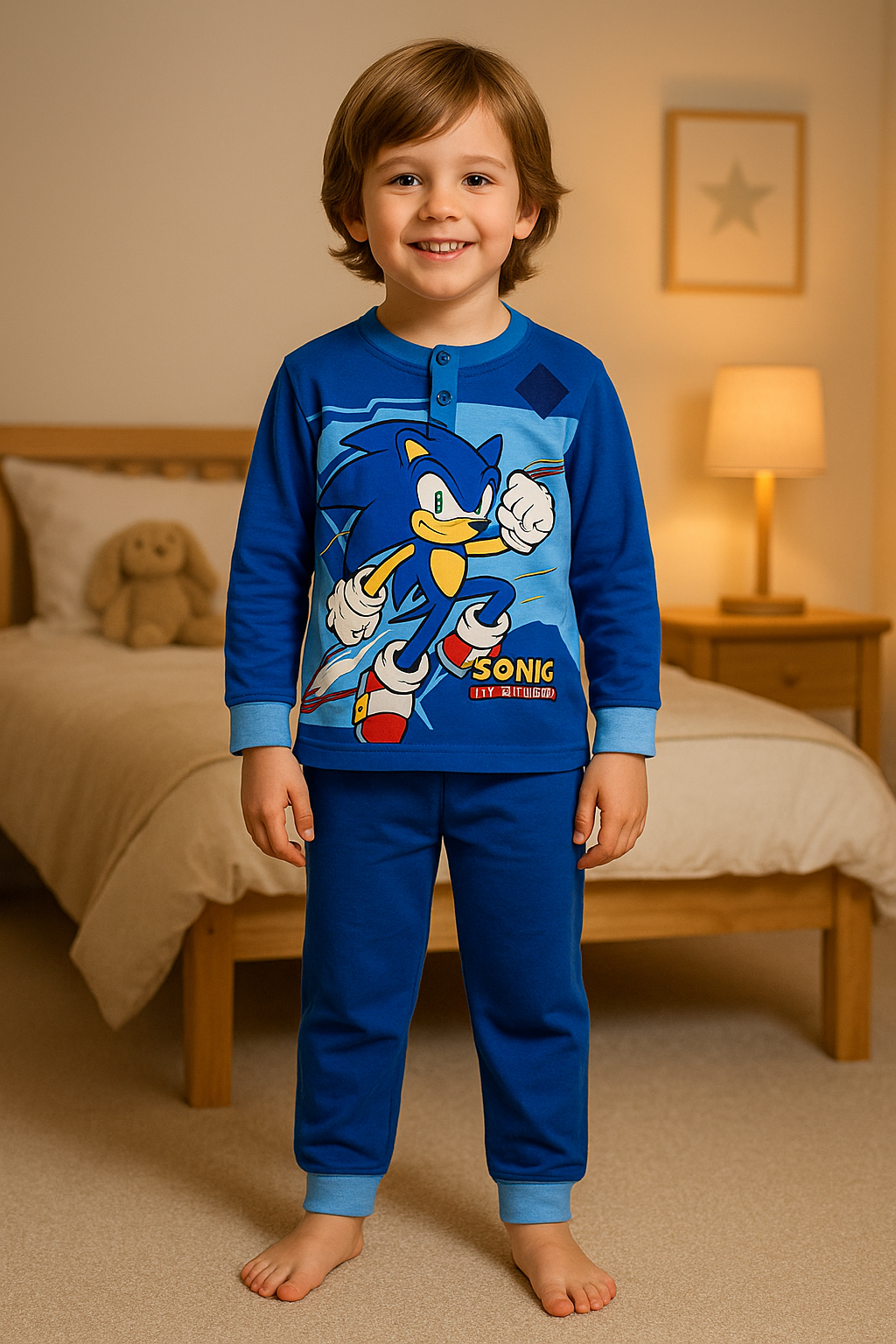 disney pigiama bimbo sonic blu - foto 2 disney pigiama bimbo sonic blu - foto 2