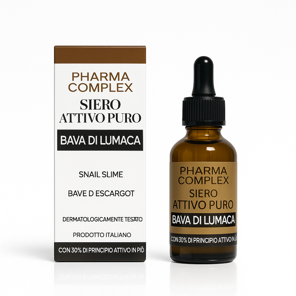 pharma complex siero attivo puro bava di lumaca 30 ml - foto 1 pharma complex siero attivo puro bava di lumaca 30 ml - foto 1