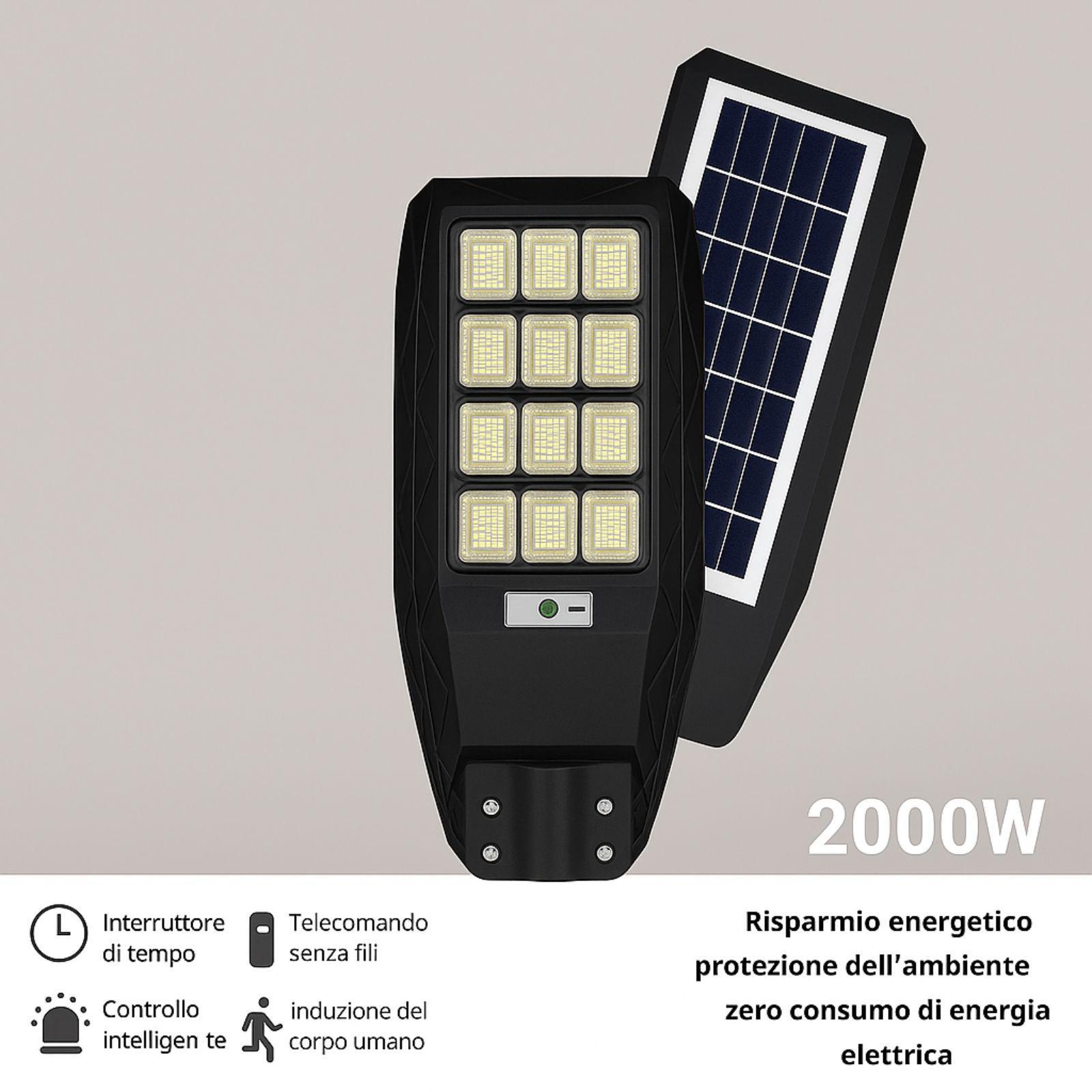 lampione stradale solare a led 2000w - foto 2 lampione stradale solare a led 2000w - foto 2