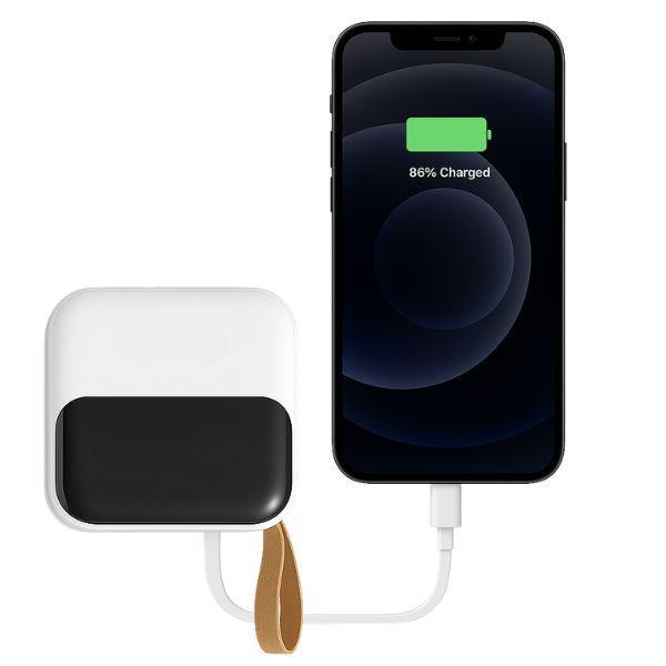 power bank 6800mah con cavi di ricarica integrati, display e torcia led - foto 3 power bank 6800mah con cavi di ricarica integrati, display e torcia led - foto 3