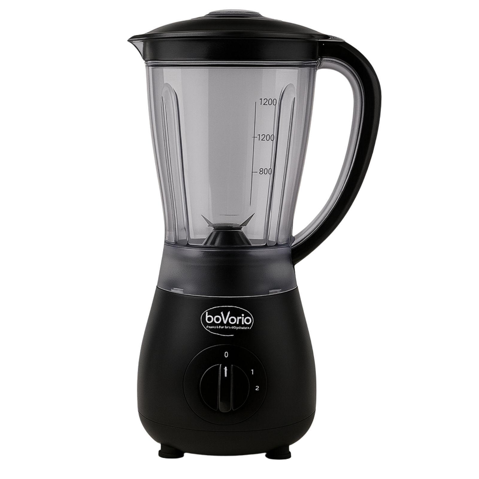 bavaria cucina frullatore vitamix joy 350 w con caraffa in vetro per frullati smoothie e bevande - foto 2