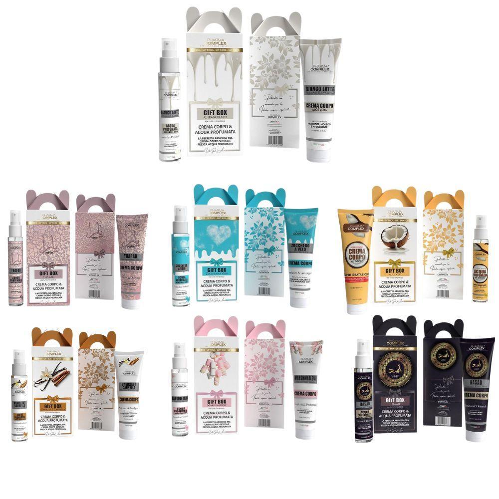 pharma complex gift box crema corpo idratante e acqua profumata - foto 1 pharma complex gift box crema corpo idratante e acqua profumata - foto 1