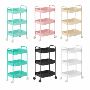 Carrello multiuso salvaspazio a tre piani