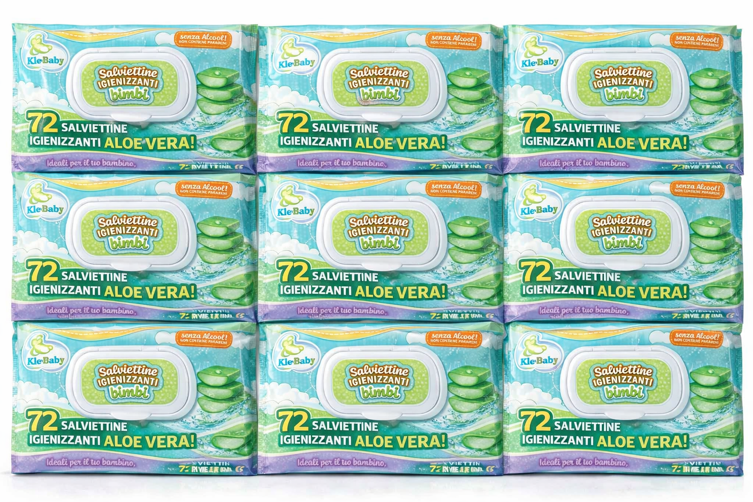 fatigati 720 salviettine igenizzanti idratanti con aloe vera ( 10 pacchetti da 72 pezzi) - foto 2 fatigati 720 salviettine igenizzanti idratanti con aloe vera ( 10 pacchetti da 72 pezzi) - foto 2