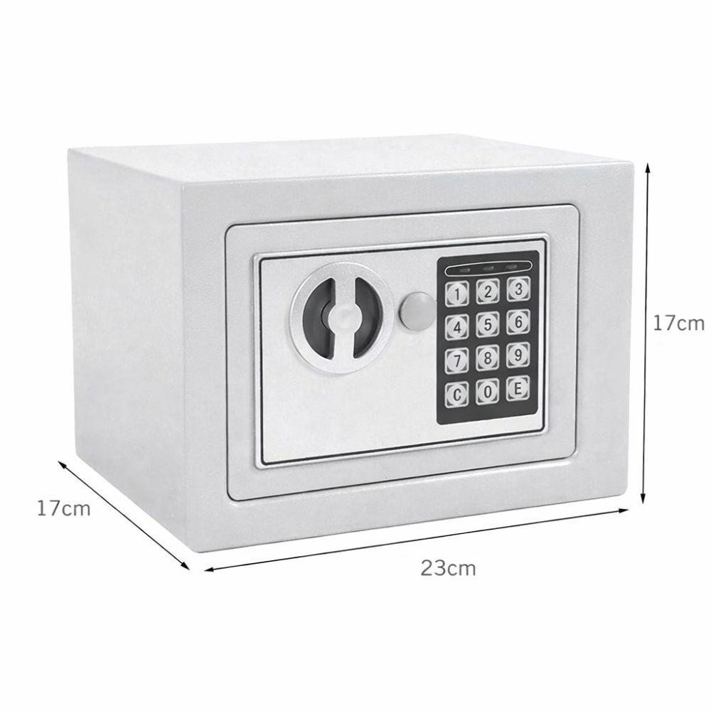 cassaforte di sicurezza elettronica digitale casa ufficio con chiave e codice 6l - foto 2 cassaforte di sicurezza elettronica digitale casa ufficio con chiave e codice 6l - foto 2