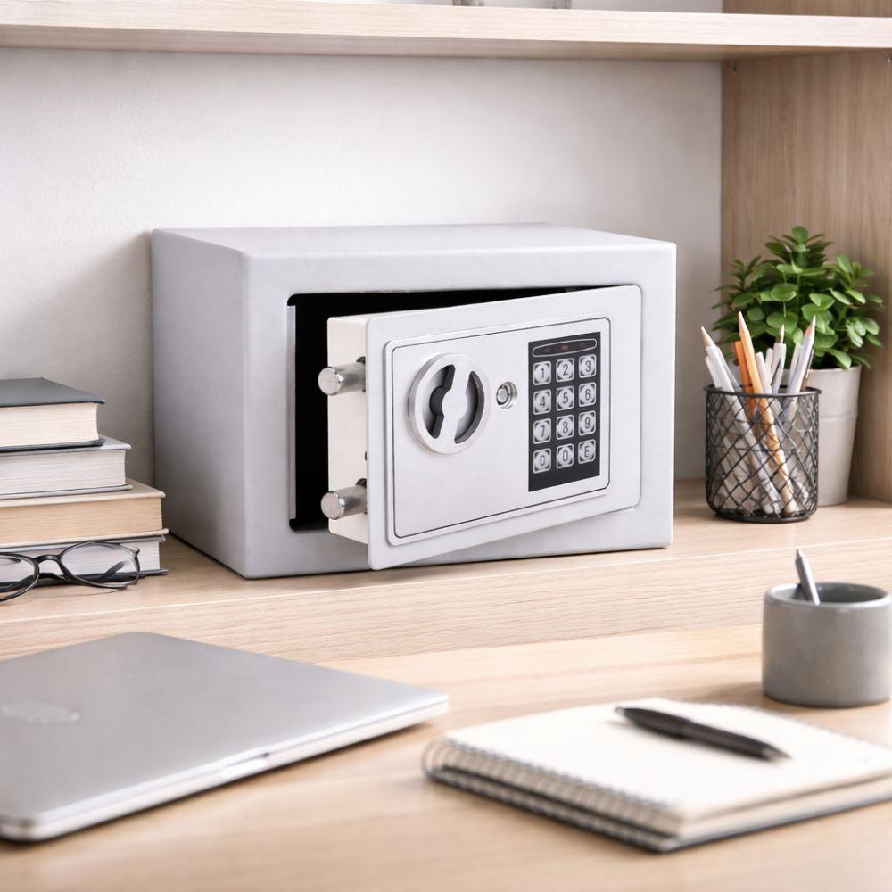 cassaforte di sicurezza elettronica digitale casa ufficio con chiave e codice 6l - foto 5 cassaforte di sicurezza elettronica digitale casa ufficio con chiave e codice 6l - foto 5