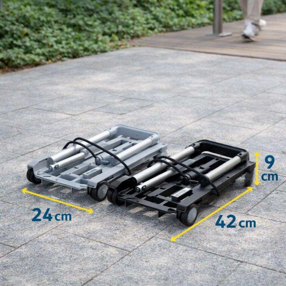 trolley multiuso pieghevole portatile salvaspazio 90x24x30 cm - foto 4 trolley multiuso pieghevole portatile salvaspazio 90x24x30 cm - foto 4