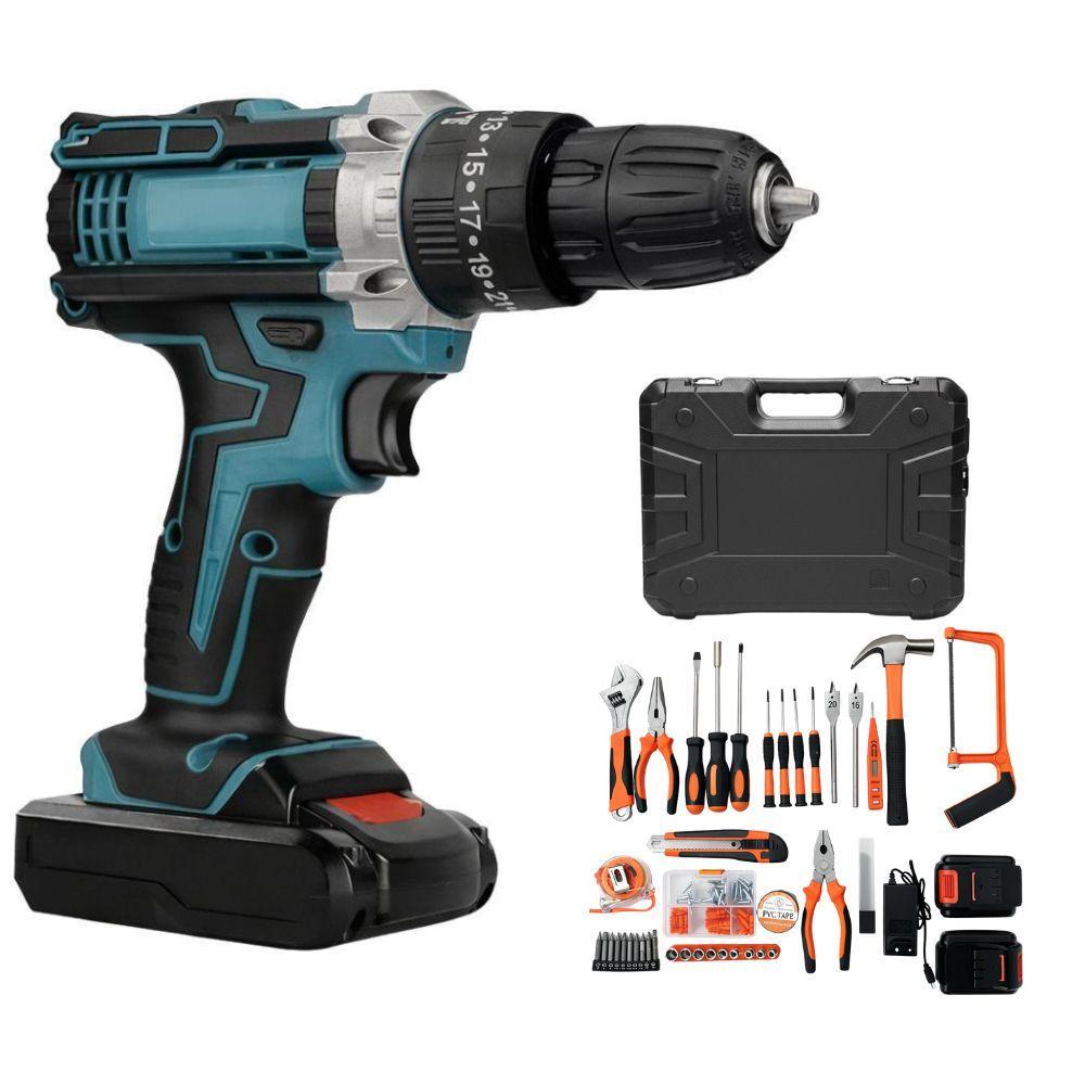  kit avvitatore trapano con valigetta attrezzi - foto 1