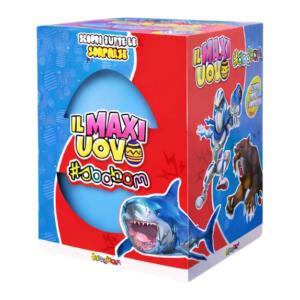 Maxi uovo gigante uovo colorato apribile con giochi