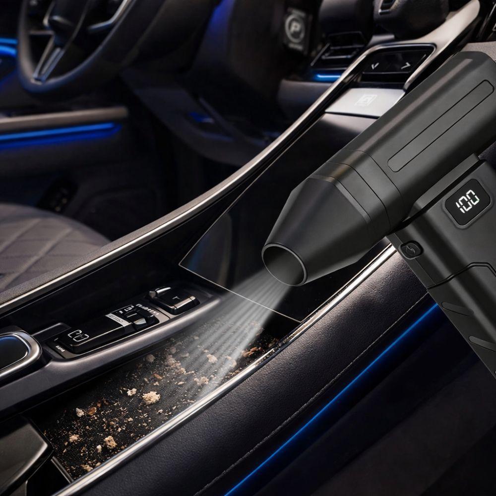 soffiatore elettrico portatile 10.000 r/s con 6 velocita - foto 2 Soffiatore elettrico portatile con sei velocità, dettaglio della griglia di uscita aria