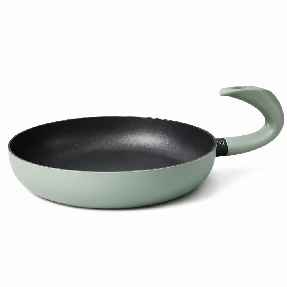  padella antiaderente 28 cm con manico ergonomico curvo, adatta a tutti i piani cottura - foto 1