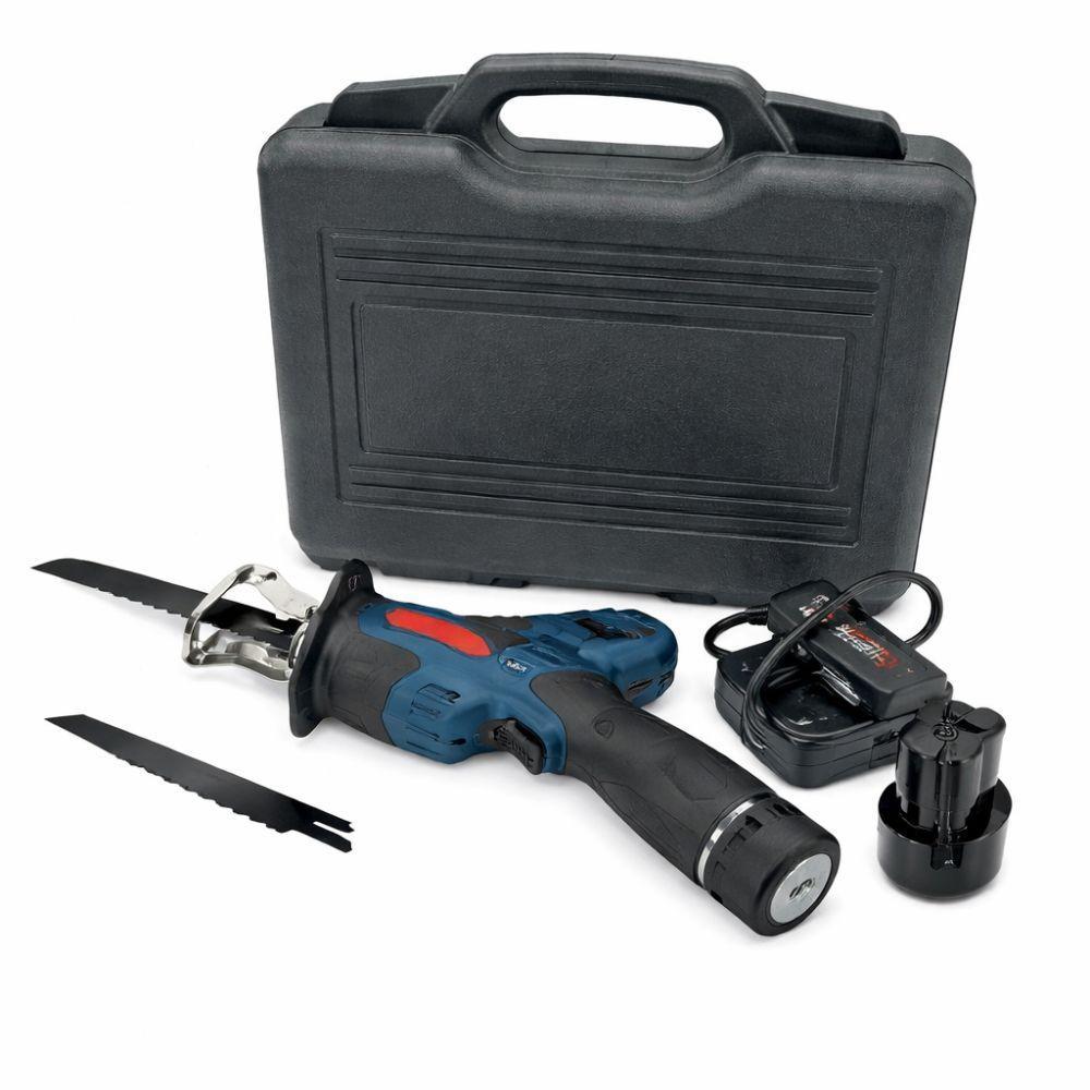 sega a gattuccio con due batterie da 18v, lame incluse per legno metallo/plastica e valigetta - foto 1 sega a gattuccio con due batterie da 18v, lame incluse per legno metallo/plastica e valigetta - foto 1