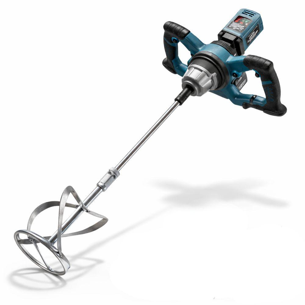  miscelatore elettrico con due batterie da 48v e accessori inclusi - foto 1