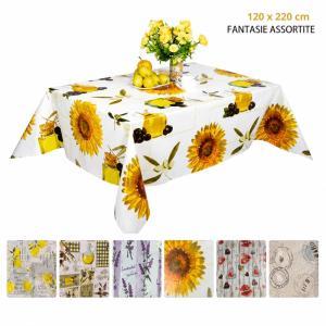 Tovaglia da tavola fantasie assortite 120x220 cm antimacchia lavabile