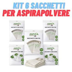 Sacchetti aspirapolvere compatibili folletto con diverse misure