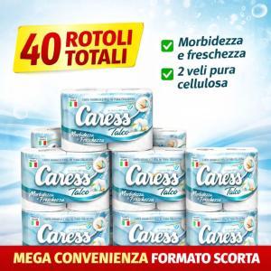 40 rotoli di carta igienica, 2 veli profumata in pura cellulosa
