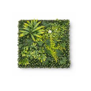 Siepe artificiale modulo 50x50 cm effetto verde naturale