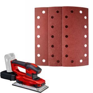 Set di 10 pezzi di carta abrasiva grana 120 k/g rettangolare 93x230