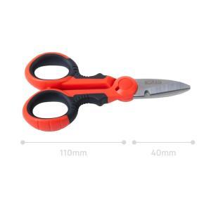 Forbici da elettricista isolate 15 cm con manico soft grip
