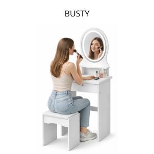 Toeletta trucco con sgabello