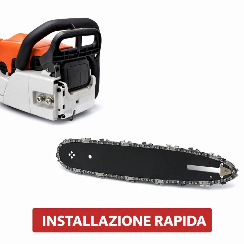  barra motosega 41 cm 16 pollici con catena 72 maglie - foto 5