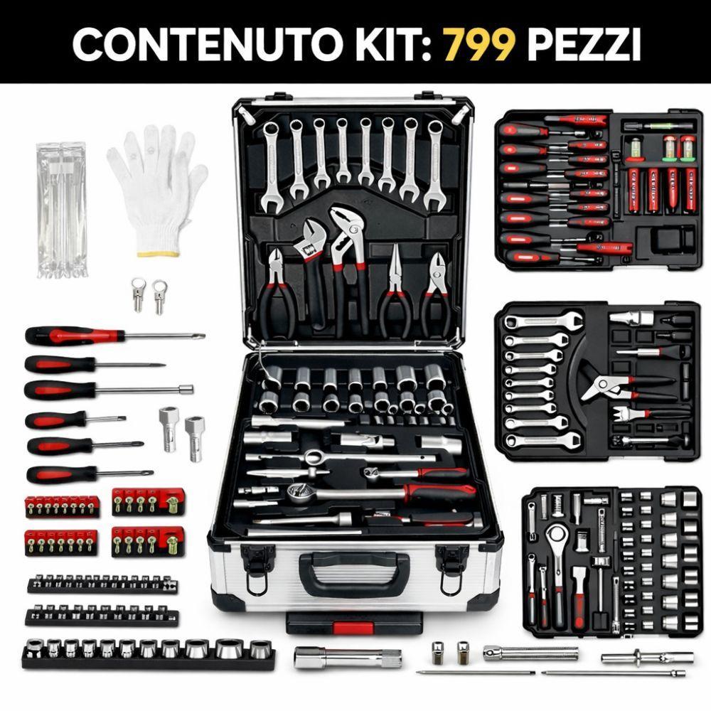 kit di attrezzi 799 pezzi con valigia - foto 5 kit di attrezzi 799 pezzi con valigia - foto 5