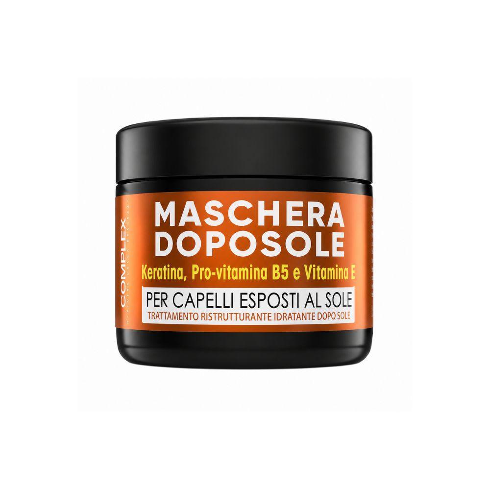  maschera doposole capelli ristrutturante con cheratina, pro-vitamina b5 e vitamina e - foto 1