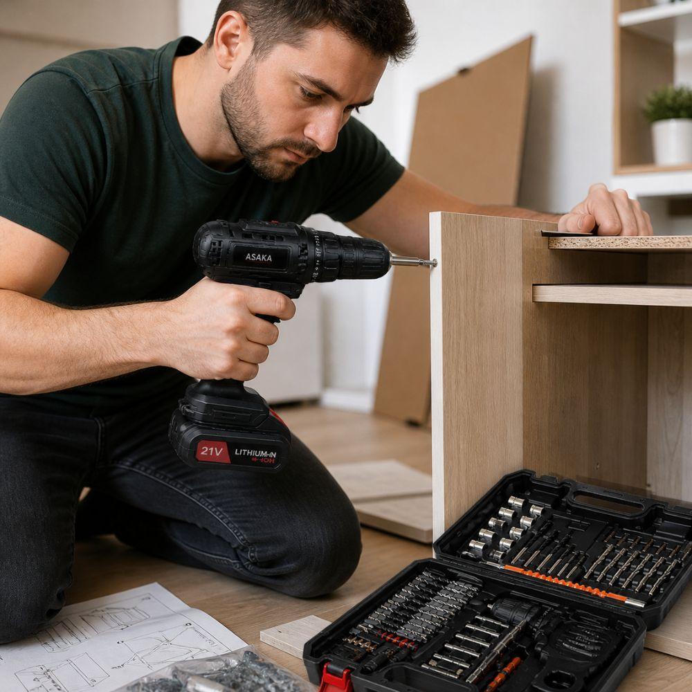 avvitatore elettrico multifunzionale con valigetta – trapano avvitatore con accessori completi - foto 3 avvitatore elettrico multifunzionale con valigetta – trapano avvitatore con accessori completi - foto 3