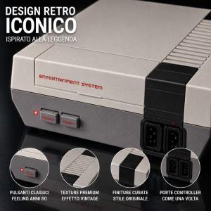Console retro 620 giochi integrati plug and play doppio controller