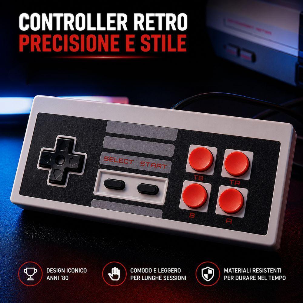console retro 620 giochi integrati plug and play doppio controller - foto 4 console retro 620 giochi integrati plug and play doppio controller - foto 4