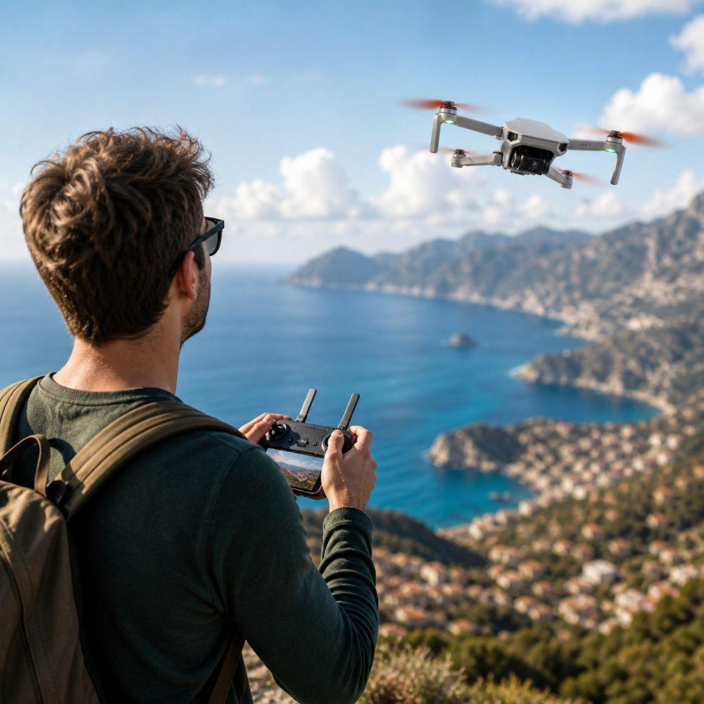  drone pieghevole con telecamera hd  mini drone compatto con controllo facile e alta stabilità - foto 3