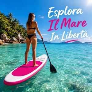 Sup gonfiabile stand up paddle con accessori completi