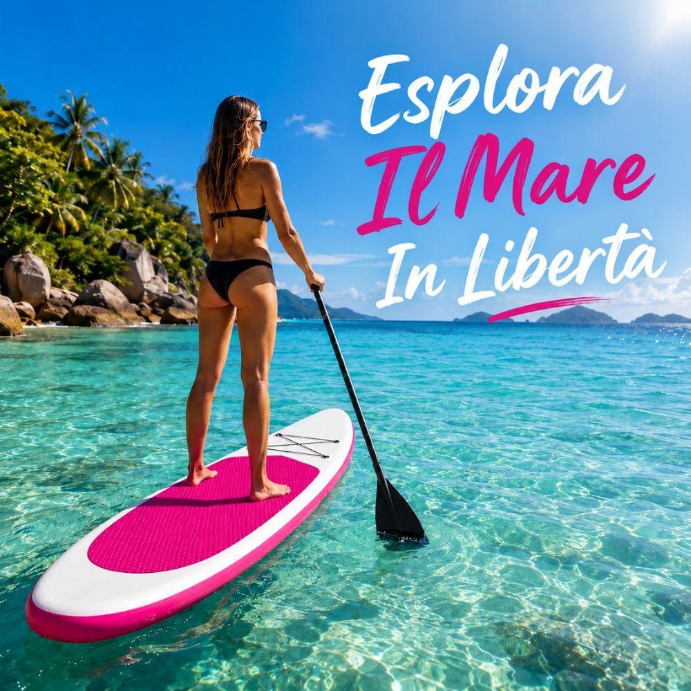  sup gonfiabile stand up paddle con accessori completi - foto 2