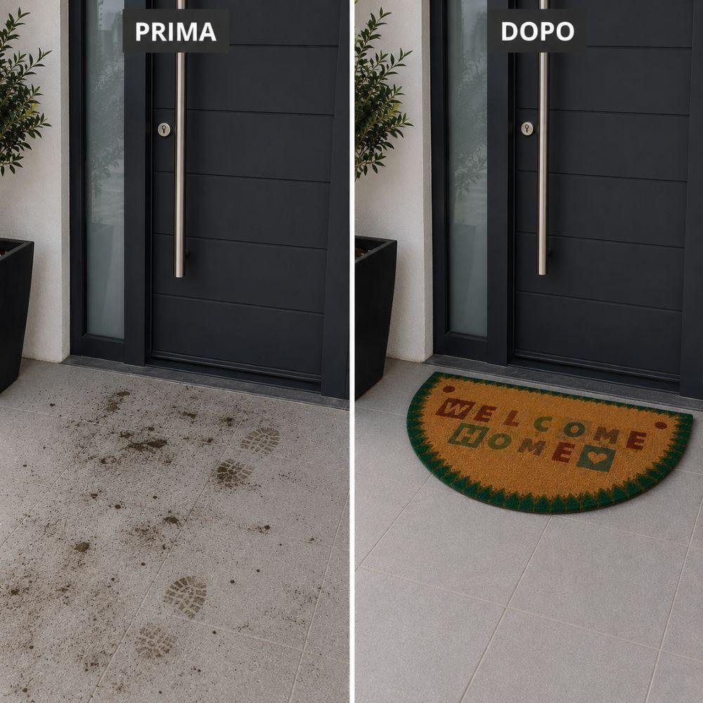  zerbino in cocco mezzaluna antiscivolo  per ingresso casa - foto 5