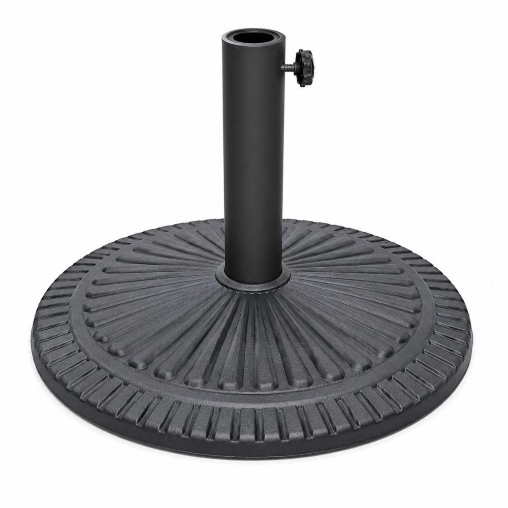  base ombrellone rotonda 15kg decorativa effetto ghisa supporto esterno giardino - foto 1