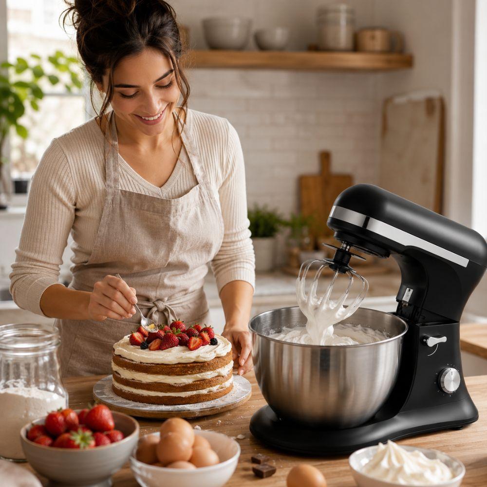 planetaria impastatrice elettrica con ciotola in acciaio inox per dolci pizza pane e impasti - foto 4 planetaria impastatrice elettrica con ciotola in acciaio inox per dolci pizza pane e impasti - foto 4