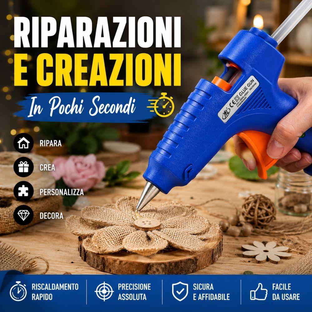 pistola per colla a caldo 60w riparazioni e hobby - foto 2 pistola per colla a caldo 60w riparazioni e hobby - foto 2