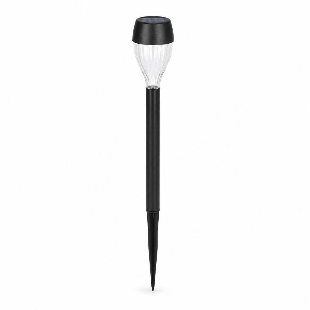  lampada solare led da giardino con picchetto effetto fiamma decorativa 32 cm - foto 1