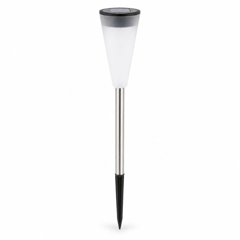  lampada solare led da giardino con picchetto luce automatica per vialetti aiuole esterno - foto 1