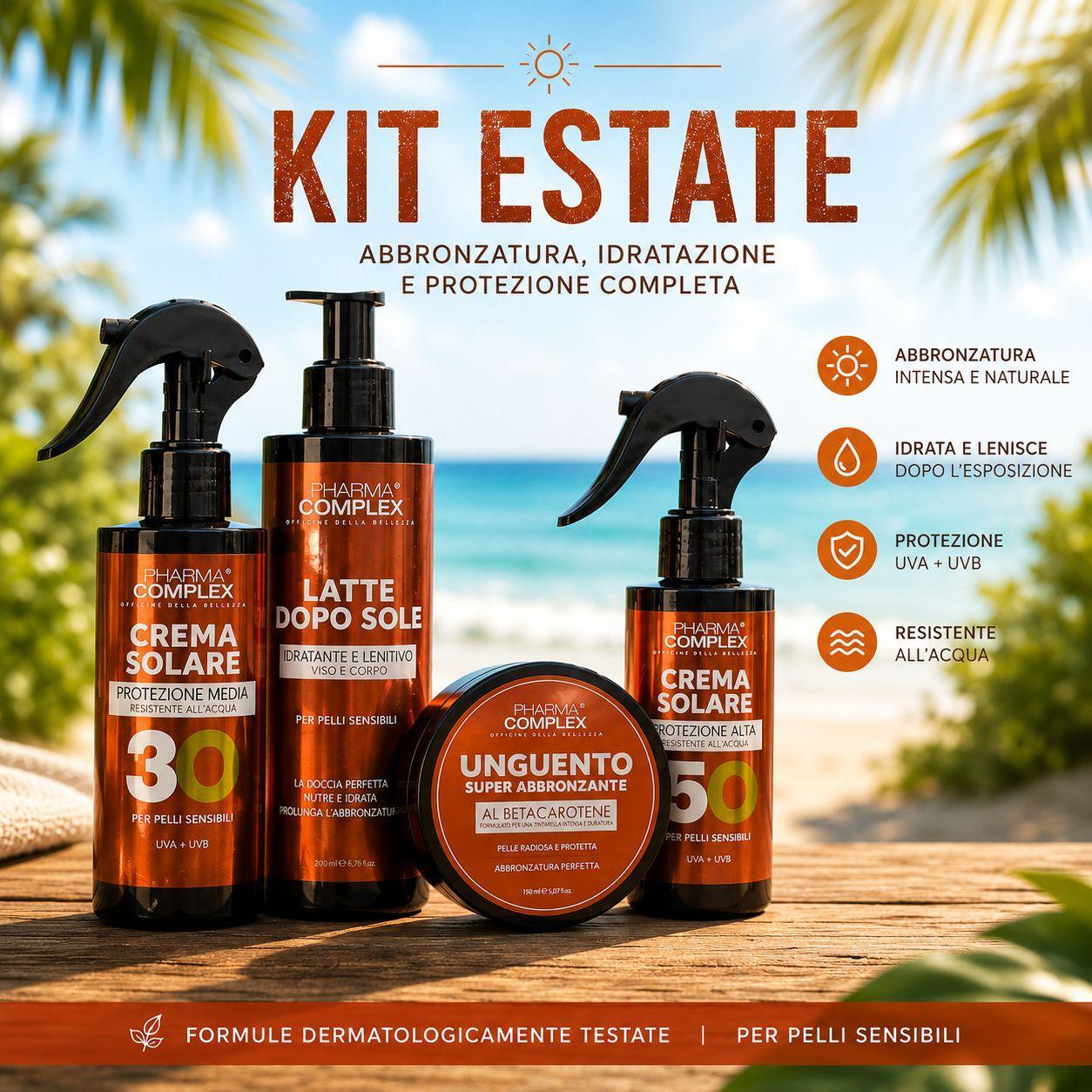 kit benessere estate con trattamenti solari e cura della persona - foto 2 kit benessere estate con trattamenti solari e cura della persona - foto 2