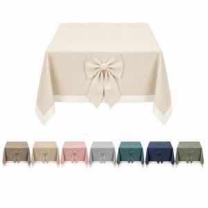 Tovaglia elegante con fiocco decorativo per tavolo 6 o 12 persone