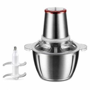 Hachoir électrique avec bol en acier de 3 litres