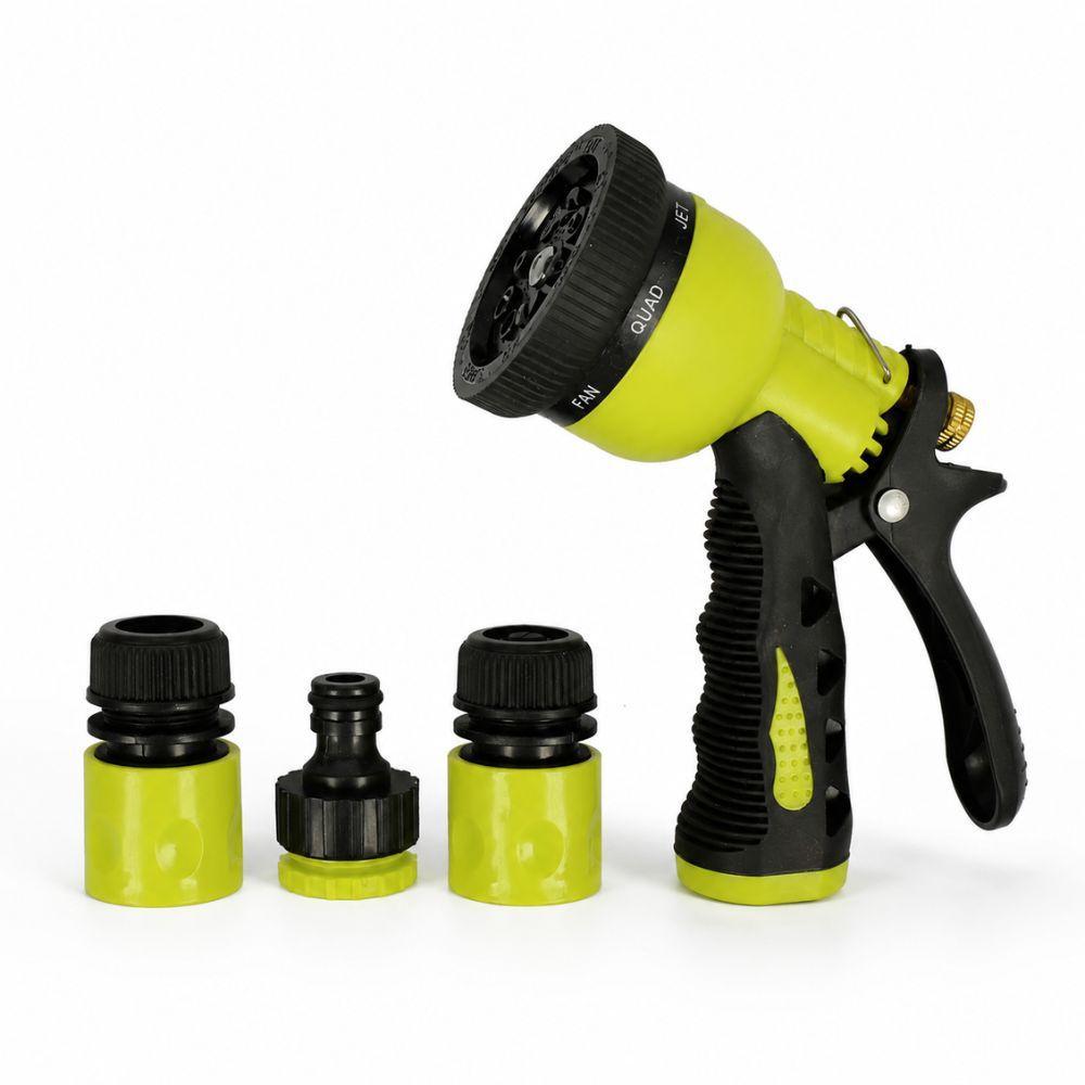 pistola multigetto per irrigazione con kit raccordi regolabile per giardino - foto 1 pistola multigetto per irrigazione con kit raccordi regolabile per giardino - foto 1