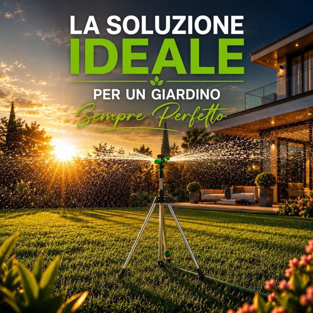 irrigatore a cavalletto in acciaio con getto rotante regolabile per giardino - foto 4 irrigatore a cavalletto in acciaio con getto rotante regolabile per giardino - foto 4