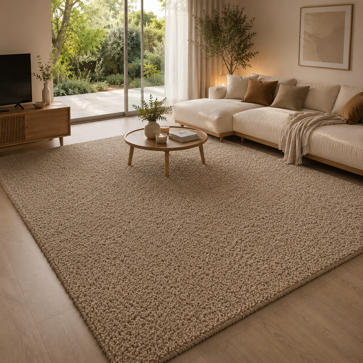  tappeto shaggy morbido moderno, comfort in ogni ambiente - foto 1